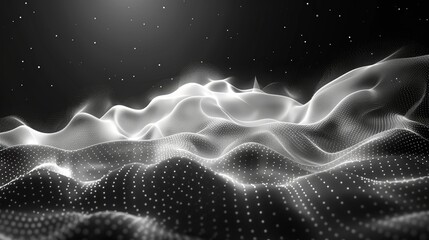 Aufkleber - Dots clouds, blizzard, whirlwind. White smoke, fog, spray on transparent background. Dynamic 3D elements.
