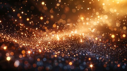 Aufkleber - Optical illusion of sparkling magical dust particles. Modern image of sparks and stars. Modern image of sparkling magical dust particles.