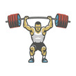 © MdAkram - Weightlifting Illustration