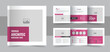 © Pavel - Modern architecture square trifold brochure template design, Construction and renovation square trifold vector layout