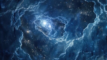Starry night sky. Generative AI