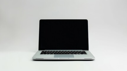 Leinwandbilder - The laptop is isolated on a white background