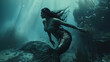 Underwater mermaid