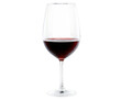 a glass of red wine  on transparent background