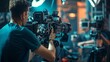 © Cheetose - Video camera operator working with his equipment.