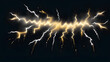 Vibrant gold lightning bursts on black background, dynamic explosion on dark canvas, striking gold paint burst on black surface, golden lightning vibrant splatter on ebony background(Generative AI)
