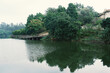 China's Songshan Lake·Songhu Misty Rain: The lakes and mountains blend together, you can stroll around and enjoy the rain and mist-shrouded environment, and it is an ecological leisure resort.