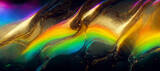 Fototapeta Młodzieżowe - Abstract futuristic rainbow glowing background