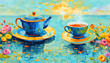 © cobaltstock - Beautiful teatime art with copy space