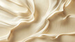 Close-up of a creamy cosmetic texture, smooth and glossy, with soft undertones