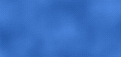 Aufkleber - Pixel Art Dither Ocean Texture. Bitmap 8-bit Style Noise Pixel Art Background. Vector Illustration. Vintage Retro Console Game Pixel Background.