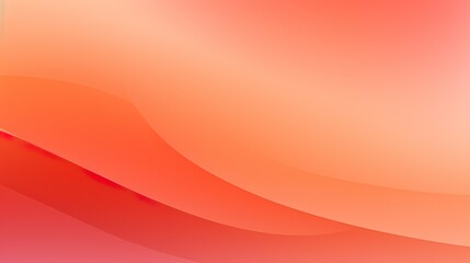 Canvas Print - Soft transitioning layers of orange shades create a serene gradient background