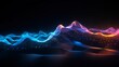 © Damerfie - This image portrays a digital wave flowing over a polygonal landscape, mirroring the rhythm of data and innovation in a digital world