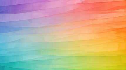 Canvas Print - A soothing composition of layered wavy brush strokes in pastel colors creating a calming abstract image