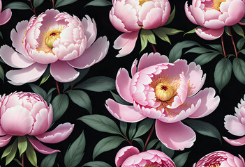 Wall Mural - flower pattern background