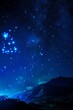 © Tatiana - Night sky panorama with milky way and stars on dark background generated AI