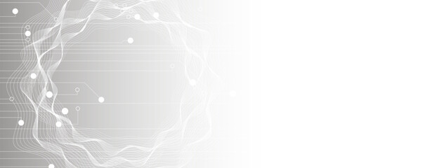 Abstract data background. Futuristic technology style. Elegant digital  background for business cyber presentations.