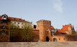 Zabytkowa brama oraz gotycki dwór, Toruń, Poland