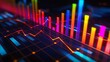 © JP STUDIO LAB - Financial charts with upward trends and stock graphs signal strong business growth, captured vividly in 4k
