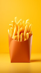 Wall Mural - French fries gourmet