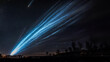 Coda di Cometa nel Cielo Notturno- Spettacolare Corsa tra le Stelle