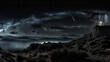 Spettacolare Cielo Notturno- La Corsa Fulminea di una Cometa