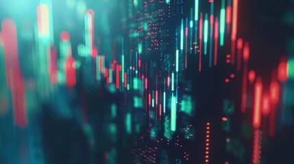 Poster - Using online trading technology to trade stocks, stock market exchange concept.