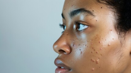 Canvas Print - Close-up of Woman's Profile