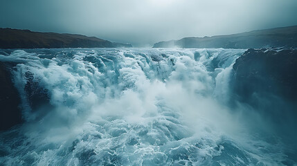 Wall Mural - falls in the morning