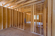 An overview beams trusses stick framing of new construction house