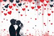Explore Love and Art Together: Modern and Romantic Illustrations Perfect for Proposals, Valentine's Day, and Emotional Expressions