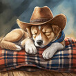 cowboy dog