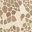 Giraffe Pattern with Tan and Cream Polygonal Patches. A natural pattern inspired by giraffe skin, featuring distinctive tan and cream polygonal patches. textile design or graphic backgrounds.