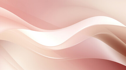 Wall Mural - Abstract beige gradient background with waves as wallpaper illustration