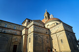 Fototapeta Na drzwi - bell tower and dome of a medieval church in the city of Florence