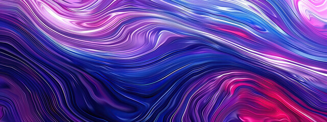 Wall Mural - Modern Colorful Curved Background Blue Purple Wave