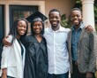 Create a social media post congratulating a family member on their graduation, expressing pride in their academic achievement and wishing them success in their future endeavors ,super detailed