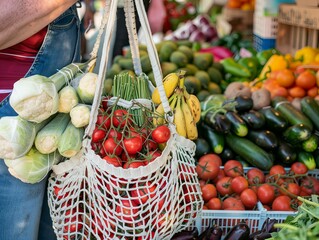 Poster - vegetables in the market