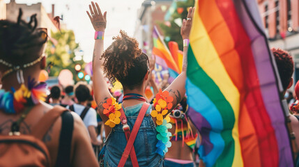 Wall Mural - pride month celebration in ny