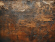 Abstract textured effect on rusty metallic plate created by AI