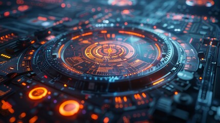a futuristic hacking technology