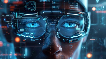 a futuristic hacking technology