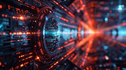 a futuristic hacking technology