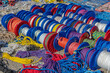 Colourful Nylon Polymer Fibres Ropes at Reels Coils Variety