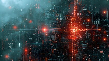 a futuristic hacking technology