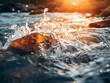 Low shutter speed captures the detail of flowing water, depicted in a blurred fashion