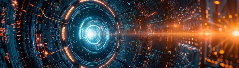 a futuristic hacking technology