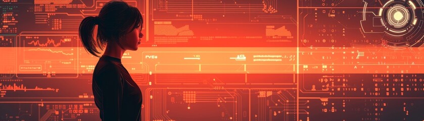 a futuristic hacking technology