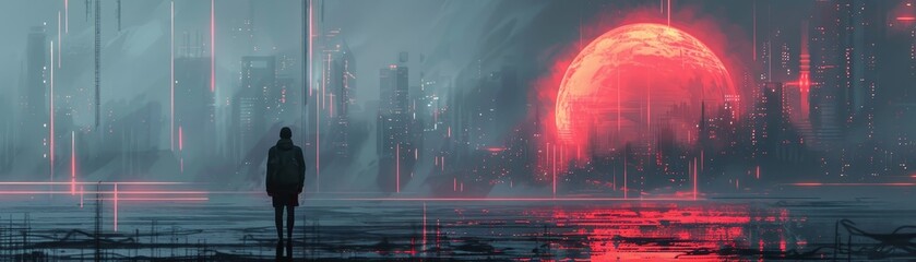 a futuristic hacking technology