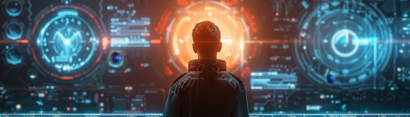a futuristic hacking technology